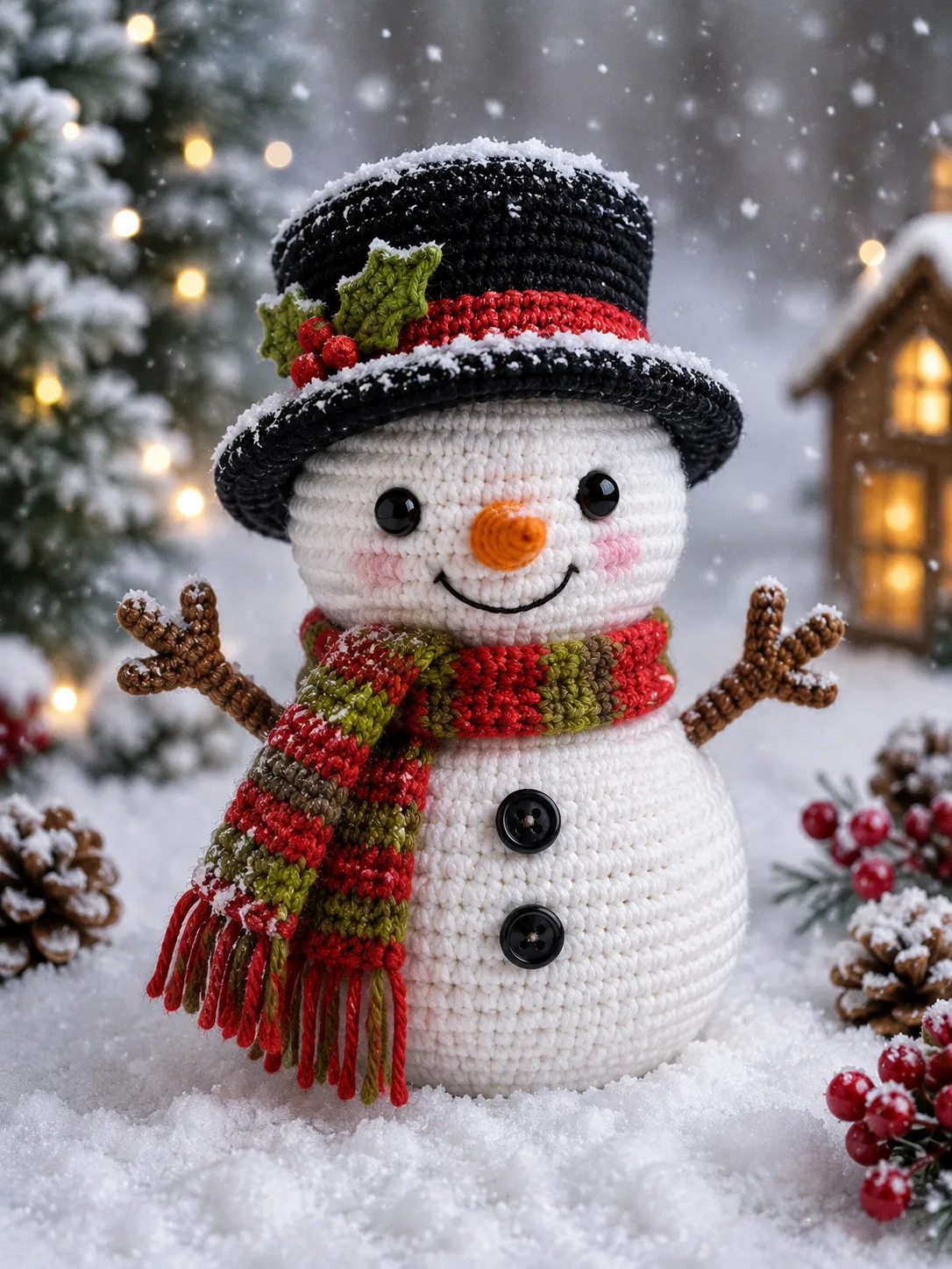 Amigurumi de Muñecos de nieve