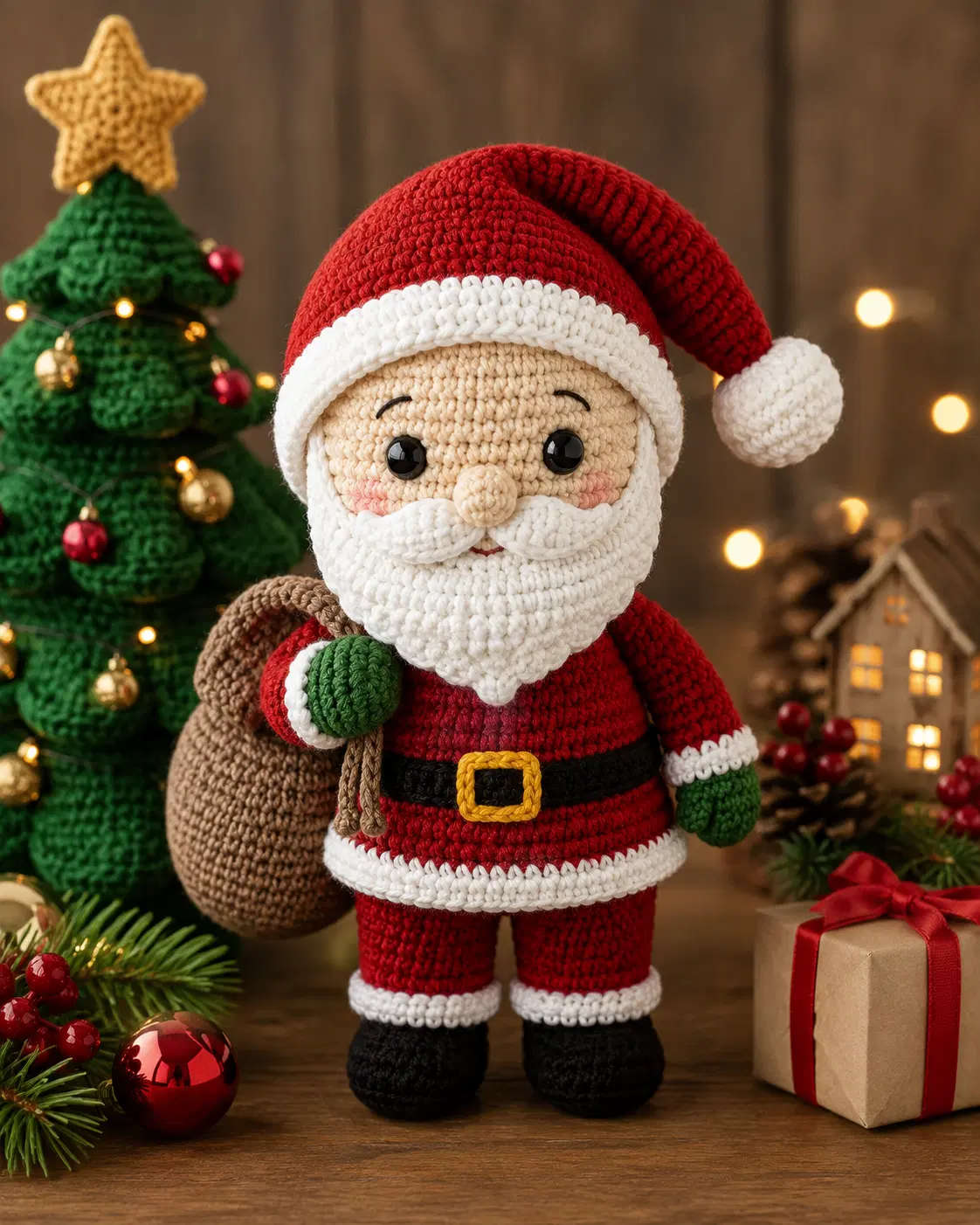 Amigurumi de Papá Noel